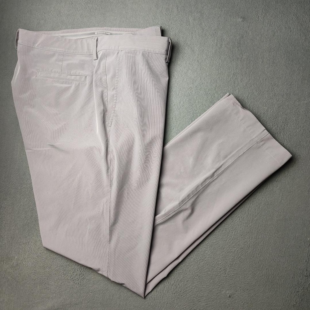 Vineyard Vines Pants Mens 38x32 Gray Performance Stretch Chino Golf Flex Casual